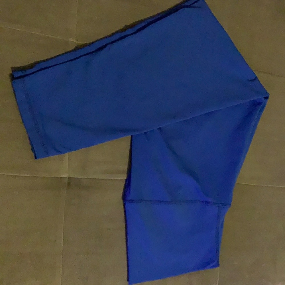 Cobalt Blue DYI crop leggings!